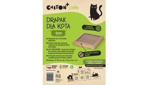 Carton+pets Tom drapak dla kota z tektury - obrazek 3