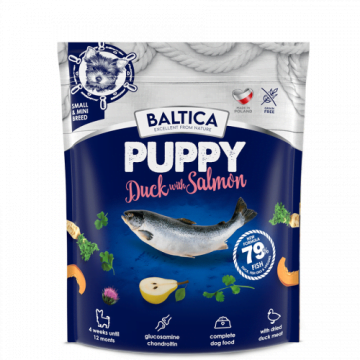 BALTICA Puppy Duck with Salmon XS/S 1kg