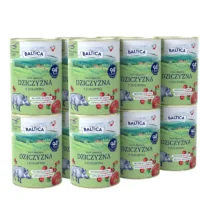 BALTICA dziczyzna z żurawiną 12x400g monoproteinowa bezzbożowa