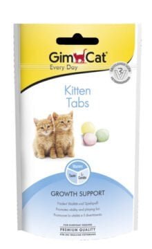 GIMCAT Kitten Tabs 40g dla kociąt tauryna i L-karnityna