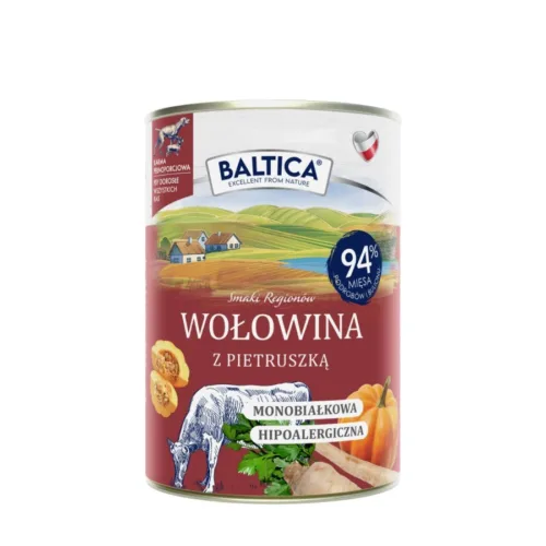BALTICA Wołowina z pietruszką 400g monoproteinowa, bezzbożowa