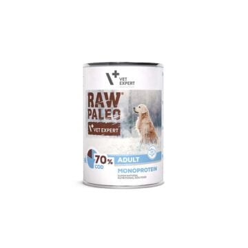 RAW PALEO mokra karma dla psów dorosłych dorsz 400g