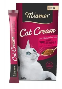 MIAMOR Cat Cream z wołowiną i warzywami