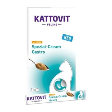 KATTOVIT Gastro Cream z kurczakiem 6x15g na trawienie
