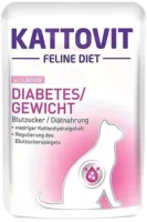 KATTOVIT Diabetes łosoś 85g dla kotów z cukrzycą