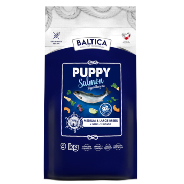 BALTICA Puppy Salmon Hypoallergenic M/L 9kg