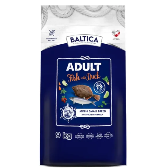 BALTICA Adult Baltic Fish with Duck XS/S 9kg
