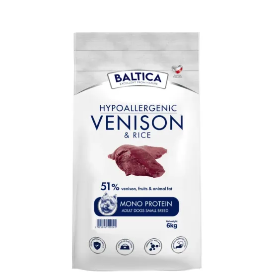 Karma z dziczyzną dla psów ras małych S 6kg