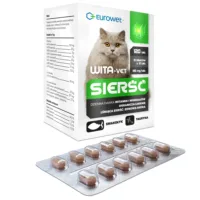 EUROWET Wita-Vet SIERŚĆ 120 tabletek dla kota