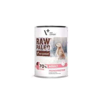 RAW PALEO mokra karma dla psów dorosłych wieprzowina 400g