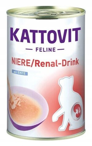 KATTOVIT Renal-Drink wspomaganie pracy nerek kaczka 135ml