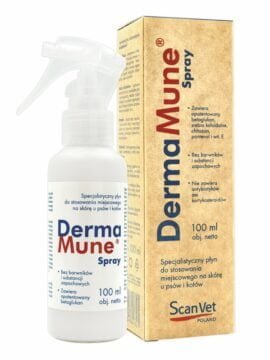 SCANVET DermaMune Spray 100ml na skórę u psów i kotów