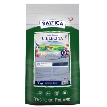 Baltica Cielęcina z jagnięciną dużych ras 12 kg
