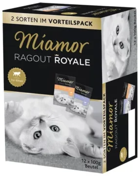 MIAMOR Ragout Royale Kitten in Jelly Drób i Wołowina
