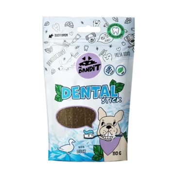 MR. BANDIT Dental Sticks z kaczką przysmak dla psa 110g