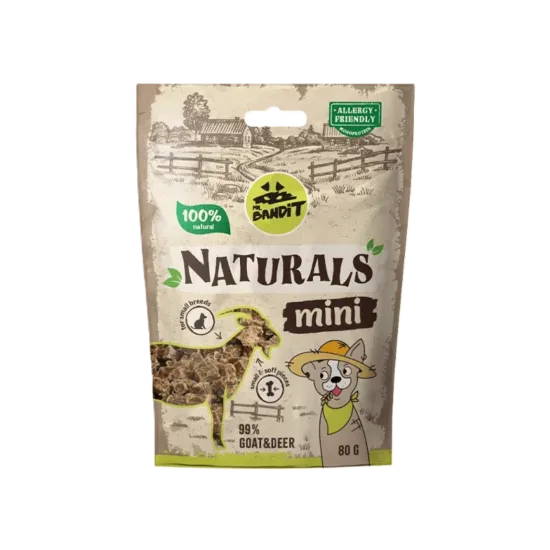 MR. BANDIT Naturals Mini Koza 80g dla małych ras