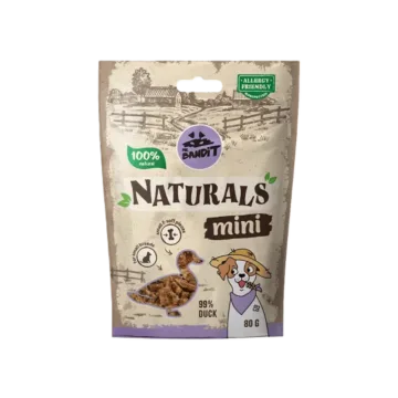 MR. BANDIT Naturals Mini Kaczka 80g dla małych ras