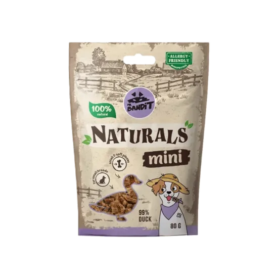 MR. BANDIT Naturals Mini Kaczka 80g dla małych ras