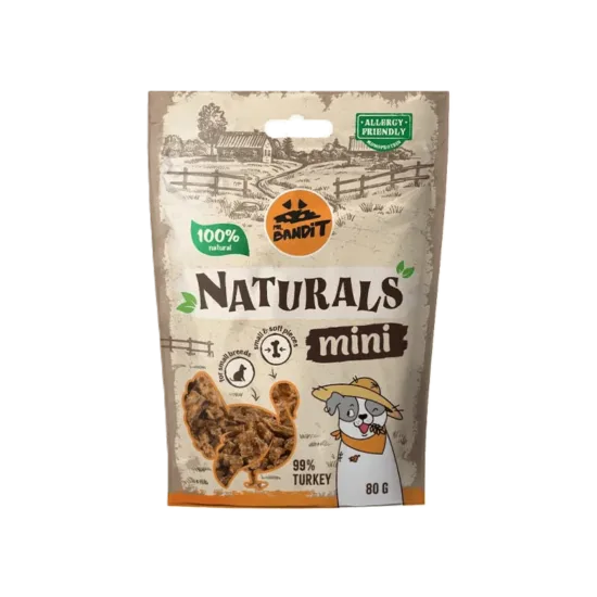 MR. BANDIT Naturals Mini Indyk 80g dla małych ras