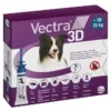 VECTRA 3D Roztwór dla psów 10-25kg na pchły i kleszcze