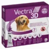 VECTRA 3D Roztwór dla psów 25-40kg na pchły i kleszcze
