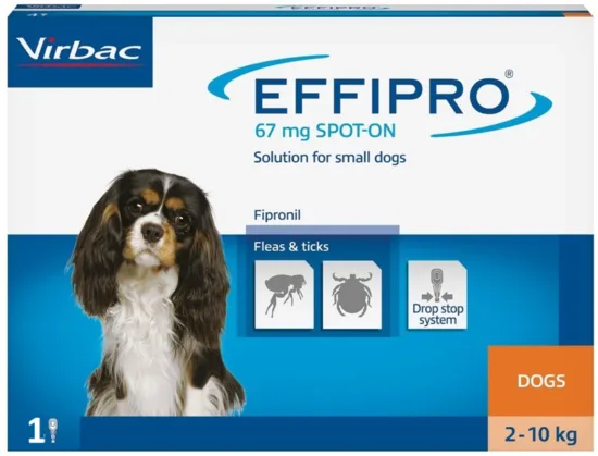 VIRBAC effipro S pies 0,67ml spot-on 2 - 10 kg 1 pipeta
