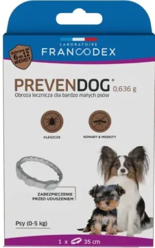 FRANCODEX Obroża biobójcza PREVENDOG 35 cm