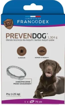 FRANCODEX Obroża biobójcza PREVENDOG 75 cm