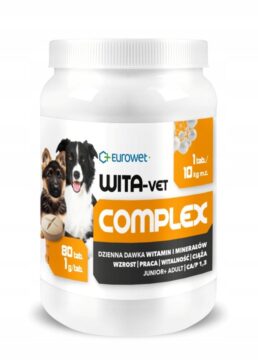 EUROWET Wita-Vet COMPLEX witaminy 80 tabletek 1g/1tab.