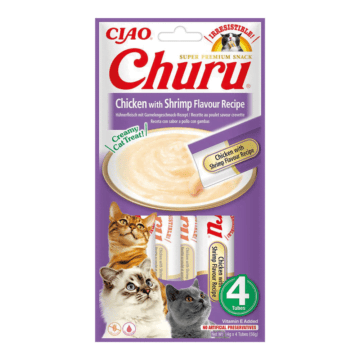 INABA CAT Churu kurczak z krewetką