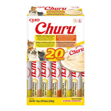 INABA CAT Churu Mix z kurczakiem i wołowiną 20x14g