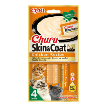 INABA CAT Churu Skin and Coat kurczak