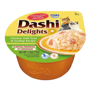 INABA CAT Dashi Delights kurczak tuńczyk i małża
