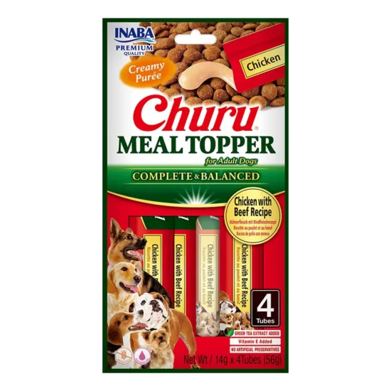 INABA DOG Meal Topper kurczak z wołowiną