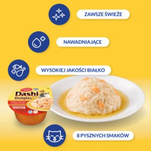 INABA CAT Dashi Delights kurczak tuńczyk i łosoś 70g przysmak dla kota - obrazek 3