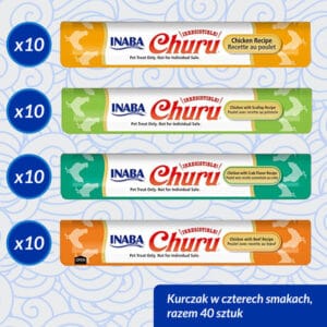 INABA CAT Churu Mix z kurczakiem 40x14g - obrazek 5