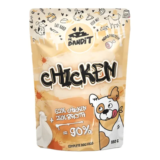 MR. BANDIT Chicken 180g monoproteinowa z kurczakiem dla psów dorosłych