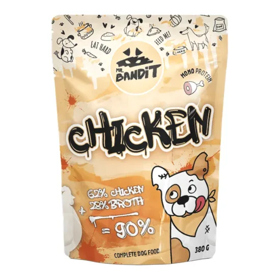 MR. BANDIT Chicken 380g monoproteinowa z kurczakiem dla psów dorosłych