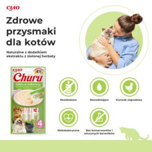 INABA CAT Churu kurczak z małżą 4x14g (56g) - obrazek 2