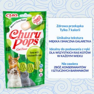 INABA CAT Churu Pops tuńczyk kurczak 4x15g - obrazek 4