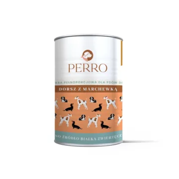 PERRO Dorsz z marchewką 410g