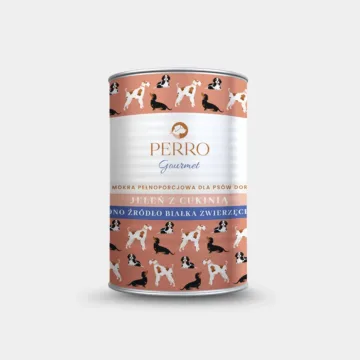 PERRO Gourmet Jeleń z cukinią 400g