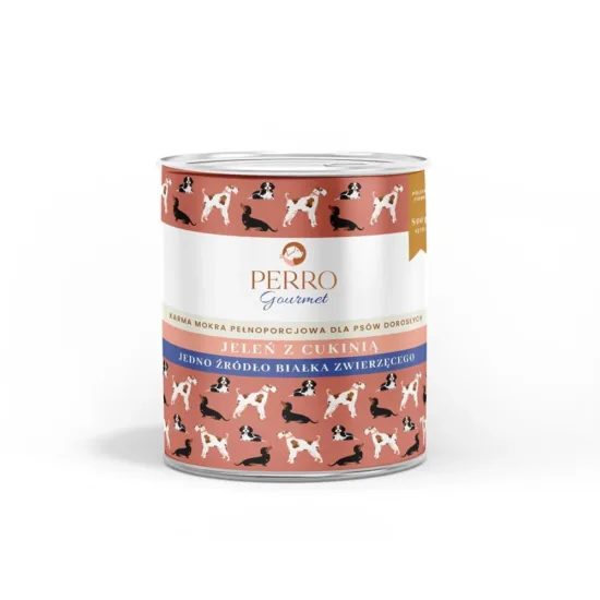 PERRO Gourmet Jeleń z cukinią 800g