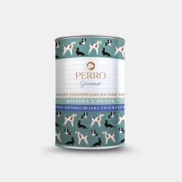 PERRO Gourmet Konina z dynią 400g