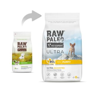 RAW PALEO Ultra Turkey Mini Puppy 8kg z indykiem dla szczeniąt ras małych - obrazek 3