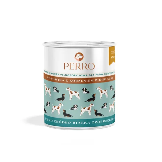 PERRO Wołowina z korzeniem pietruszki 850g