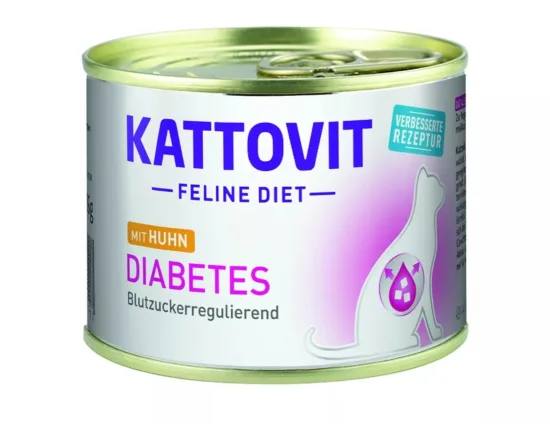 KATTOVIT Diabetes kurczak 185g dla kotów z cukrzycą