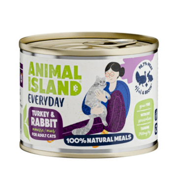 ANIMAL ISLAND Everyday Indyk z Królikiem 200g