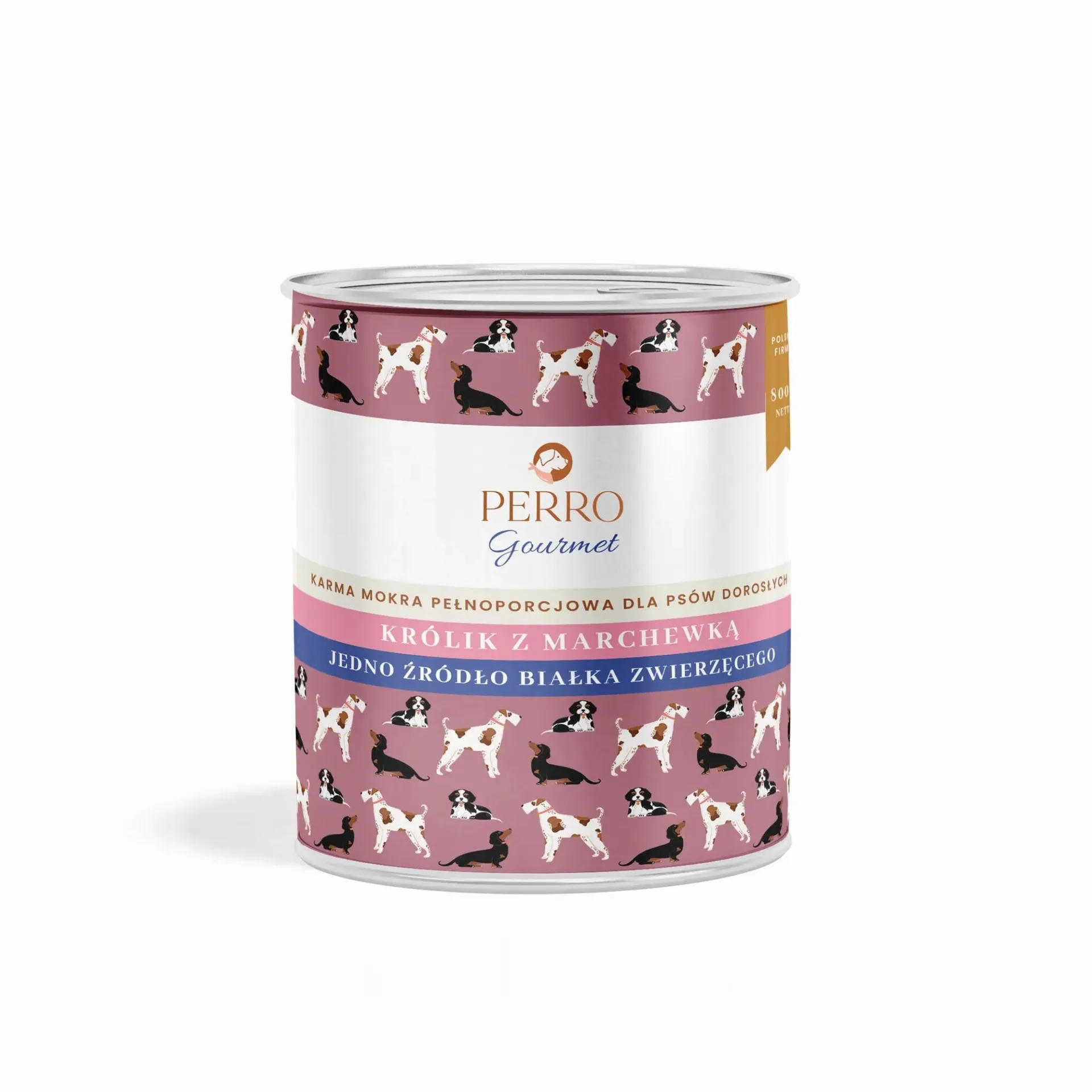 PERRO Gourmet Królik z marchewką 800g