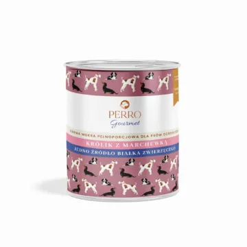 PERRO Gourmet Królik z marchewką 800g